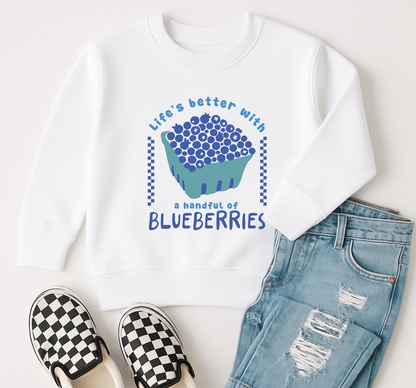 Blueberries Sweatshirt | Minis
