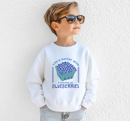 Blueberries Sweatshirt | Minis