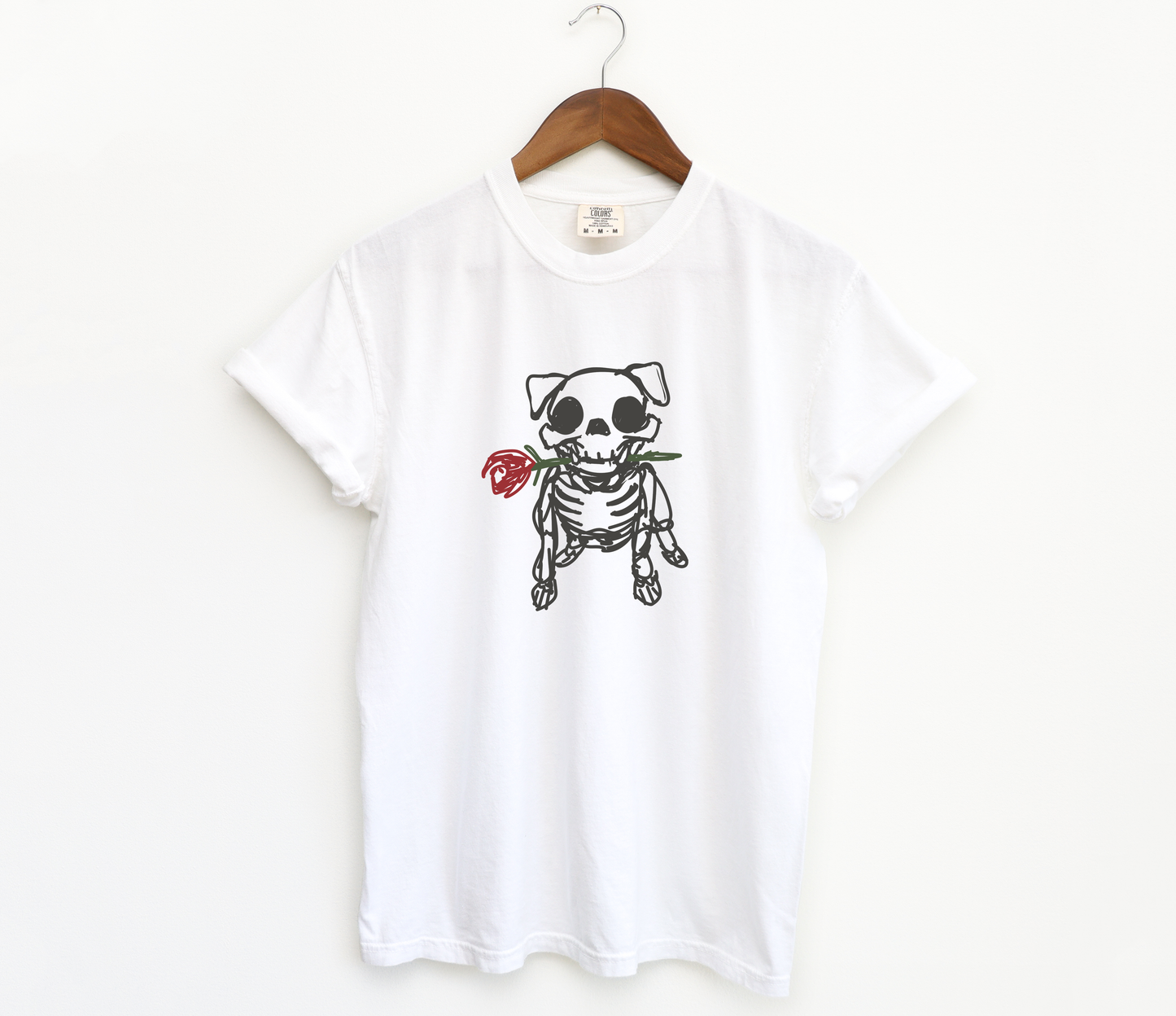 Skelly Bulldog Rose Tee