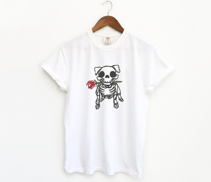 Skelly Bulldog Rose Tee