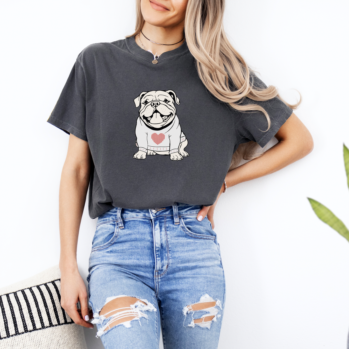 Bulldog Valentine Tees