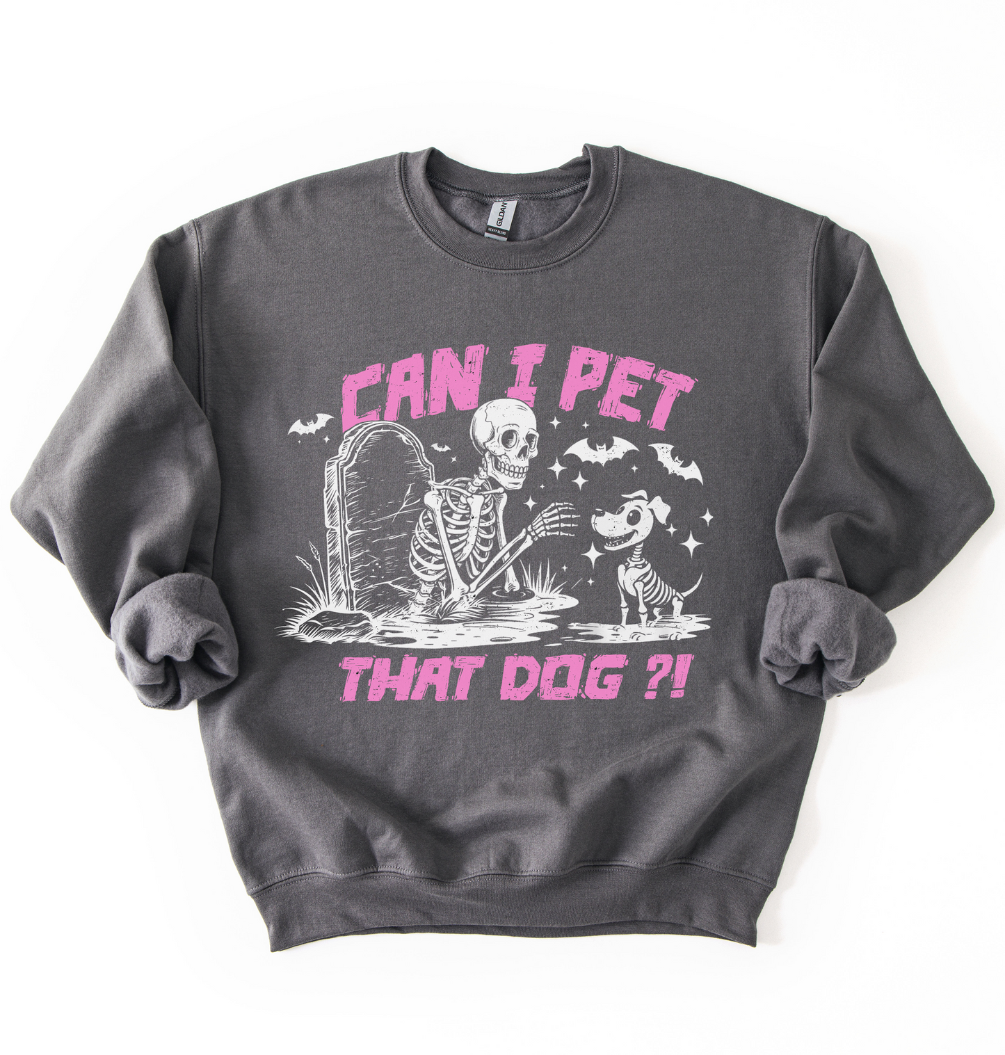 Can I Pet That Dog Sweatshirt - Pink