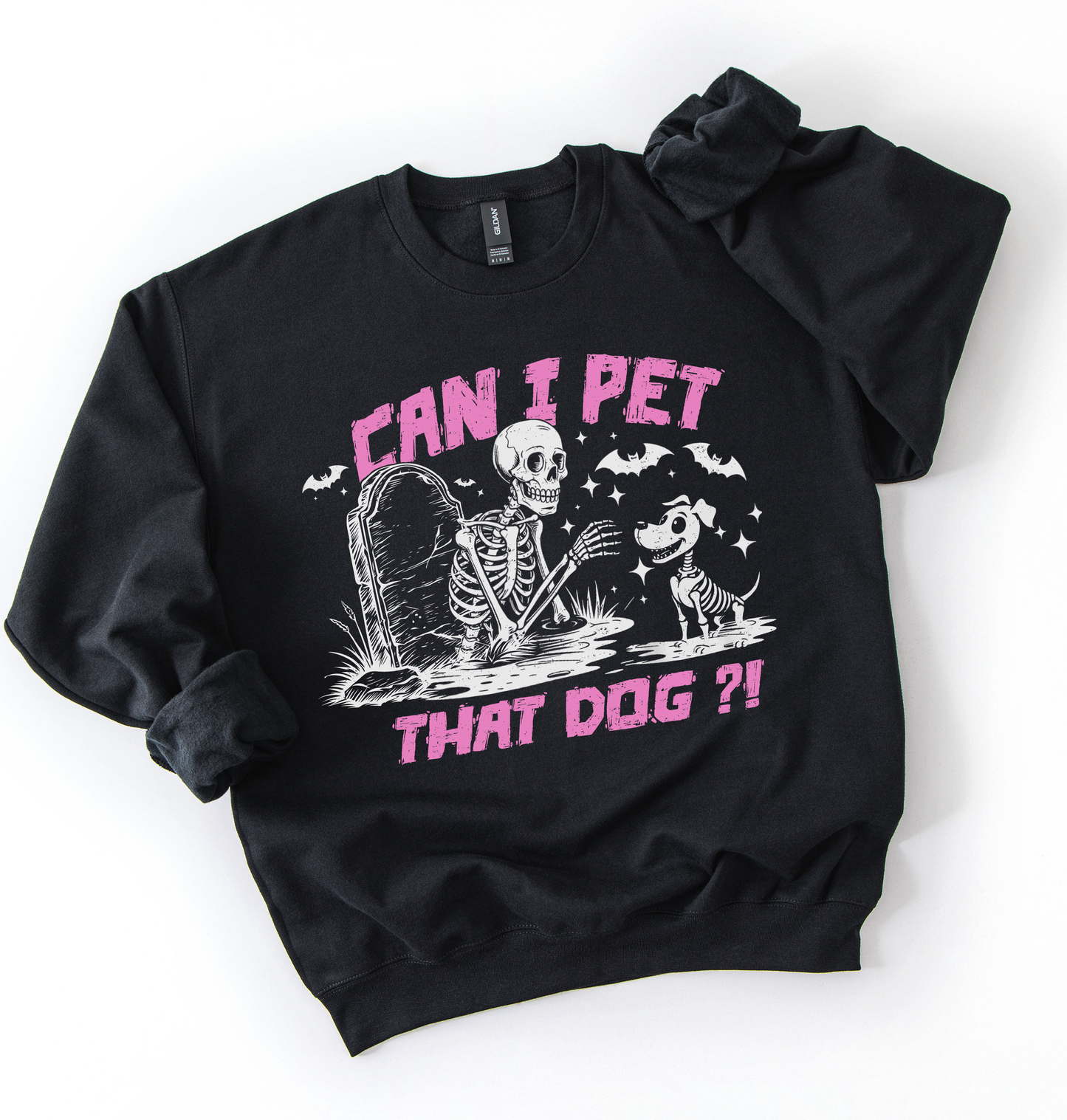 Can I Pet That Dog Sweatshirt - Pink