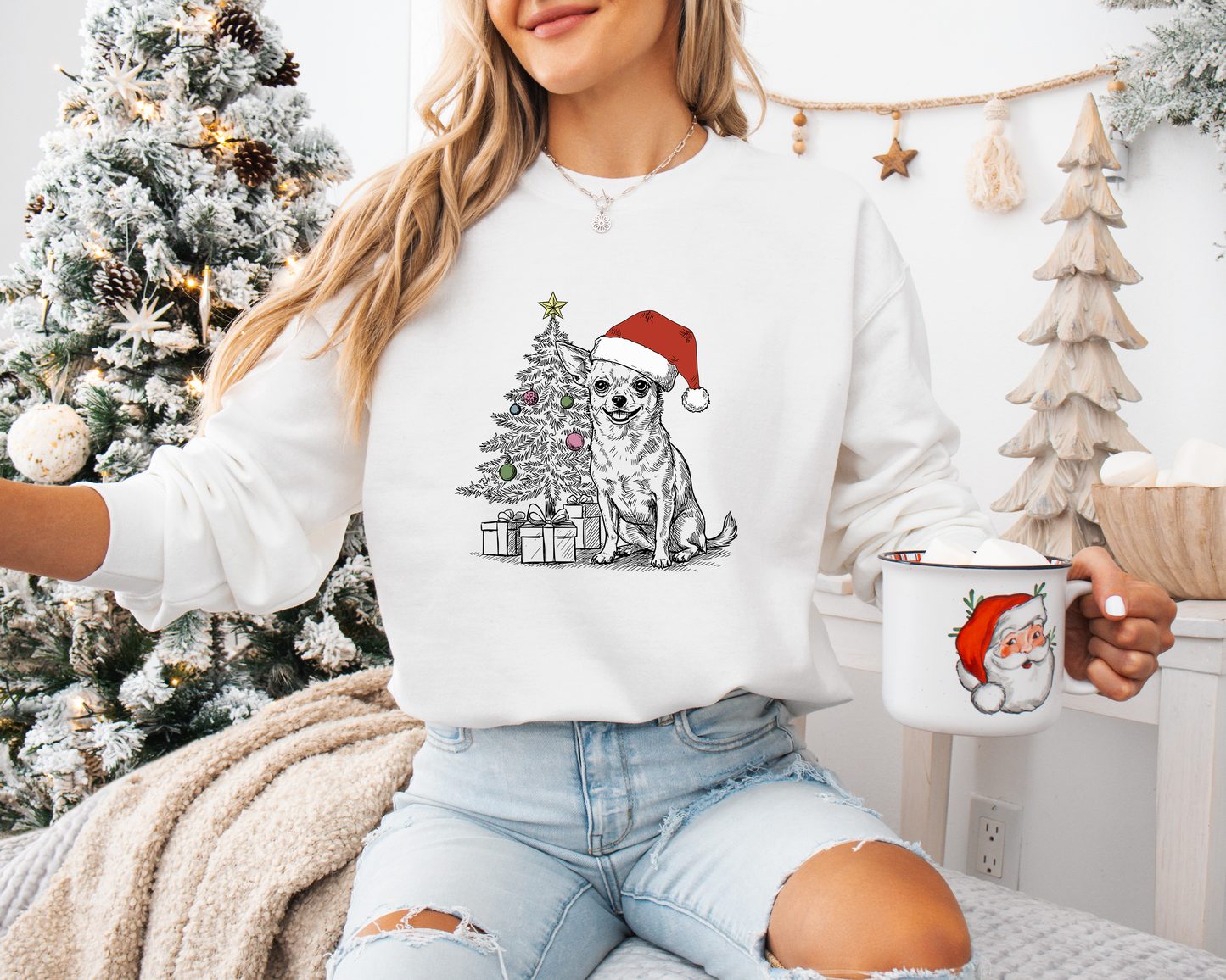 Christmas Pup Sweatshirts