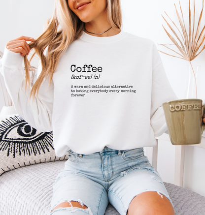 Coffee Definition Sweatshirt
