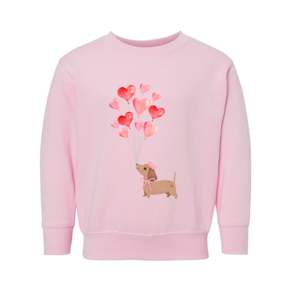 Heart Balloons Sweatshirt | Minis