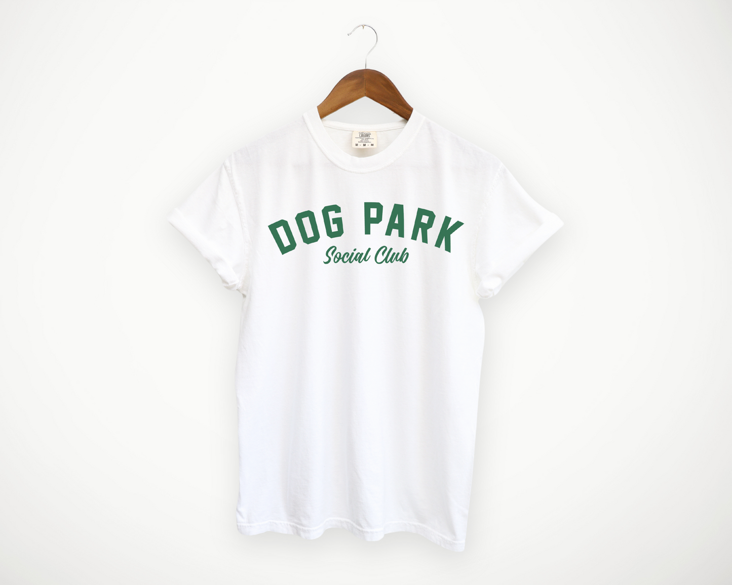 Dog Park Social Club Tee: Green Print
