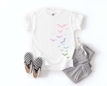 Flying Bats Pastel Tee | Minis