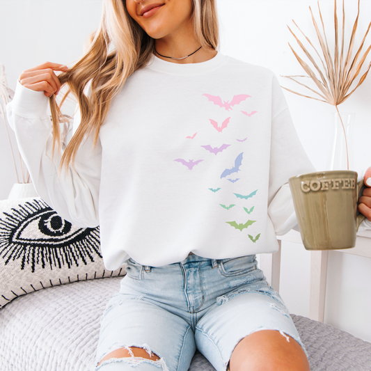 Flying Bats Pastel Sweatshirt