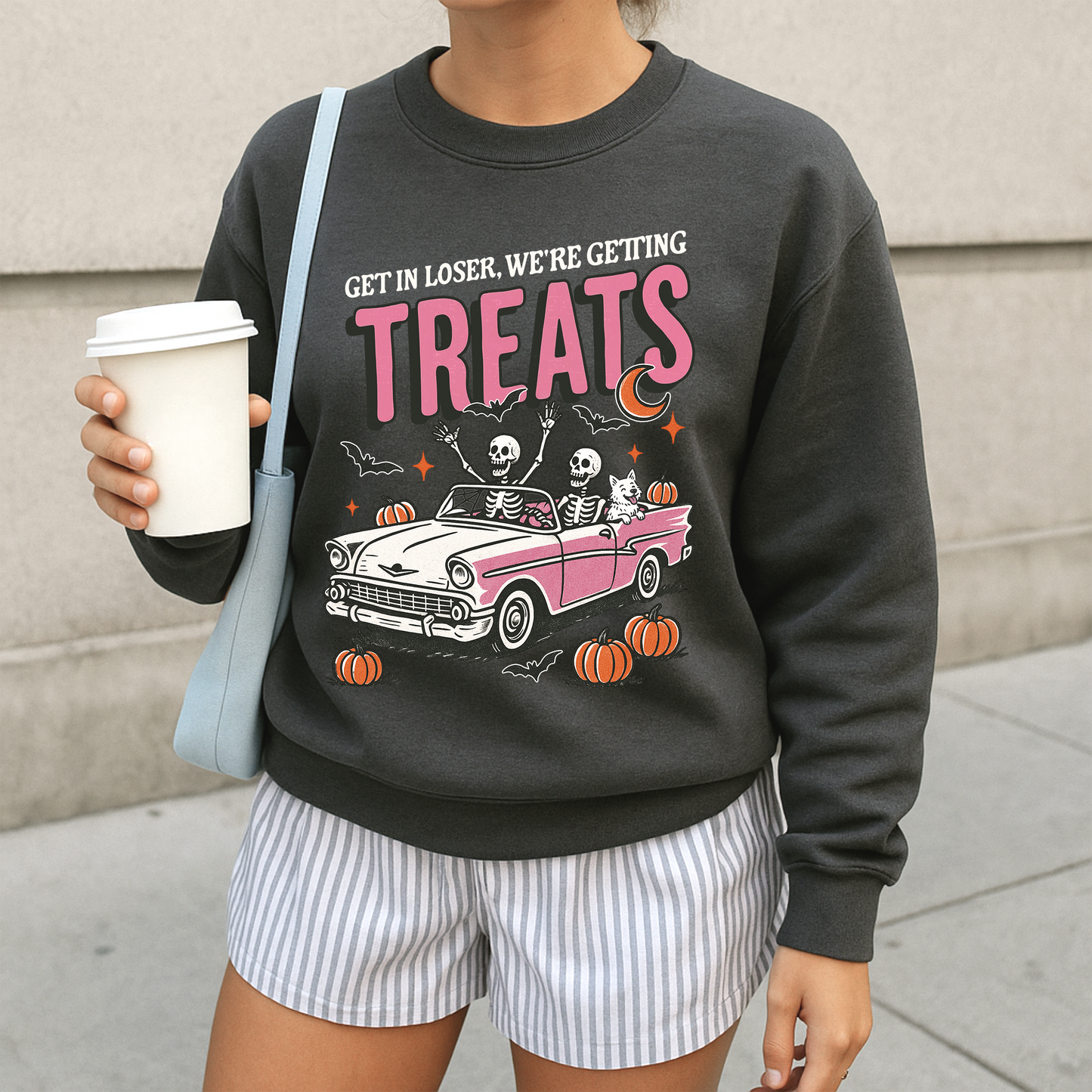 Get in Loser, We're Getting Treats Sweatshirt