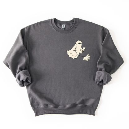 Ghoul's Pocket Print Sweatshirt