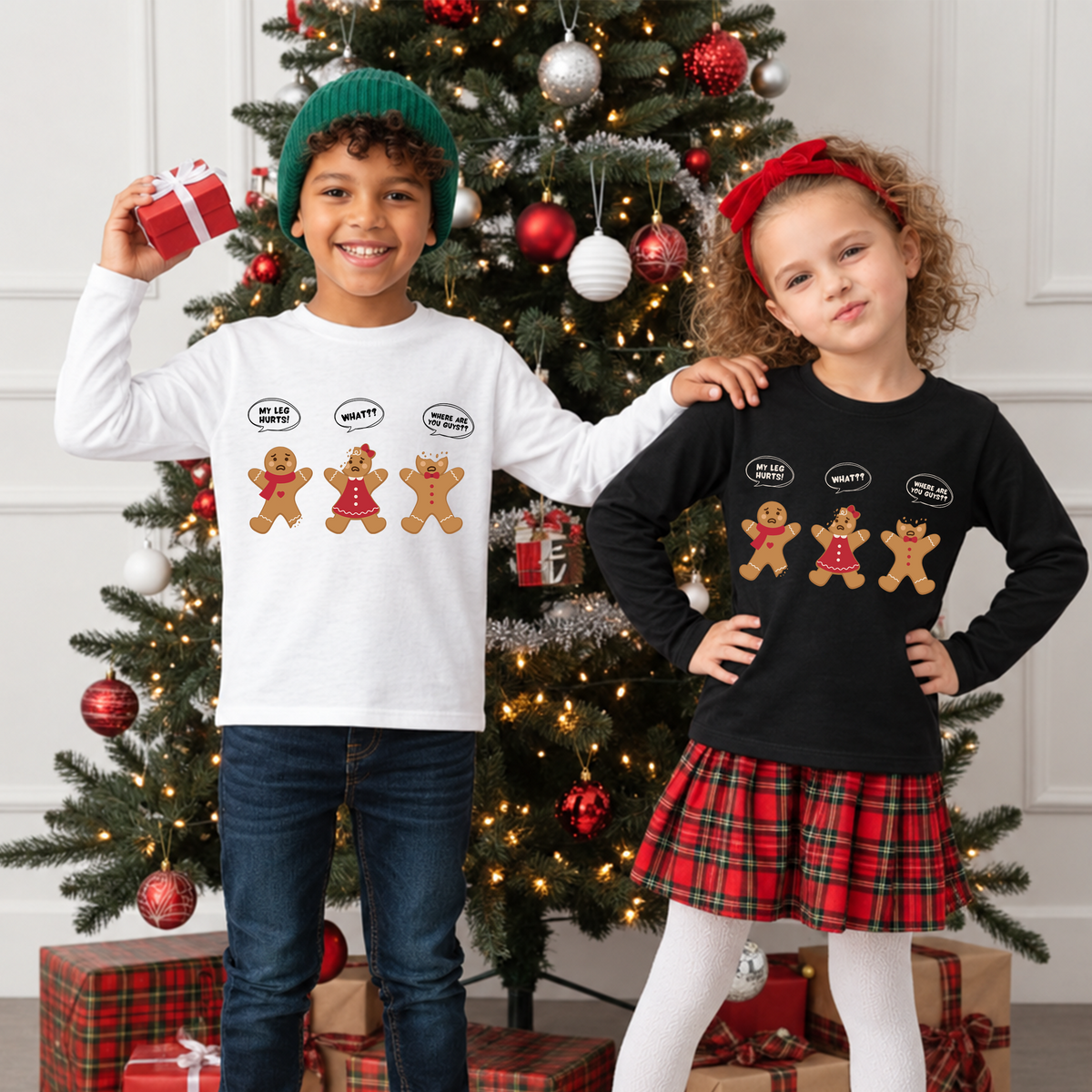 Gingerbread Trio Longsleeve | Minis
