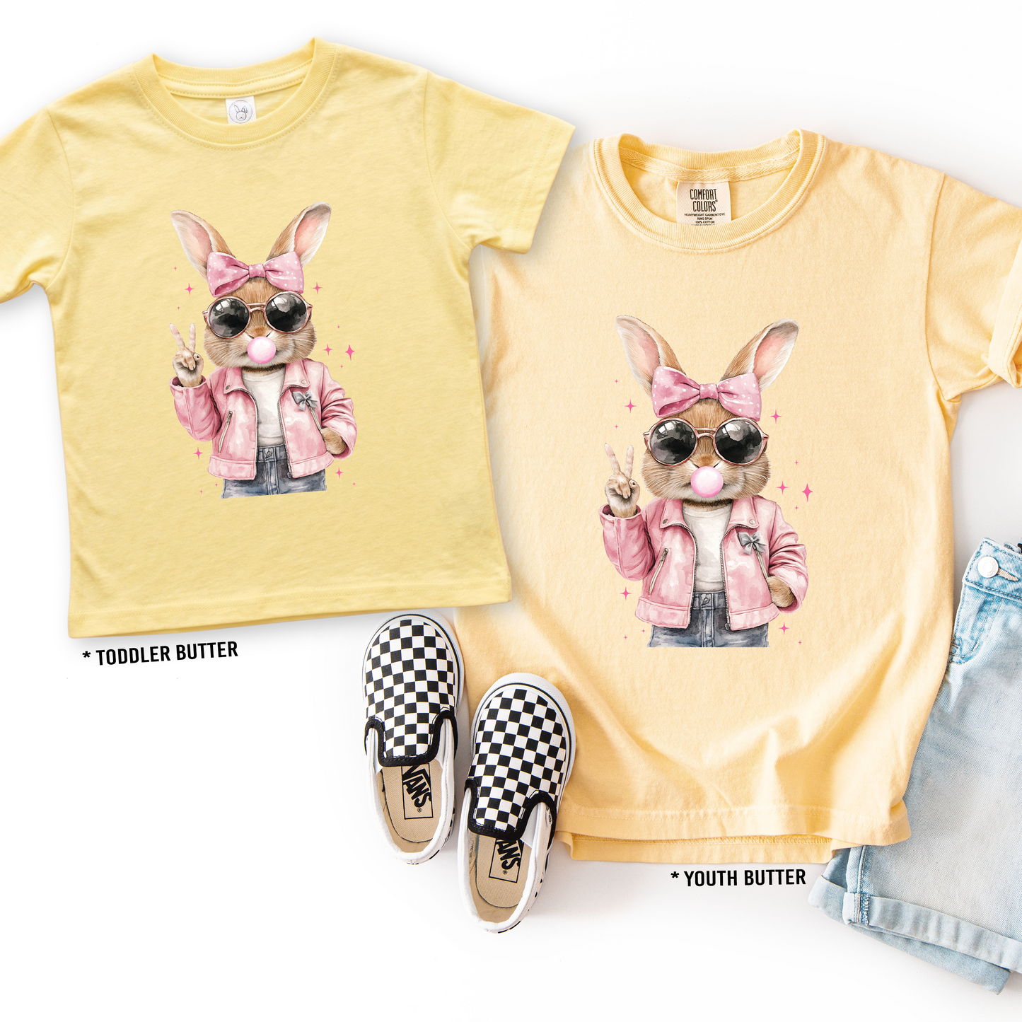 Pink Bunny Tee | Minis