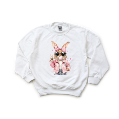 Pink Bunny Sweatshirt | Minis