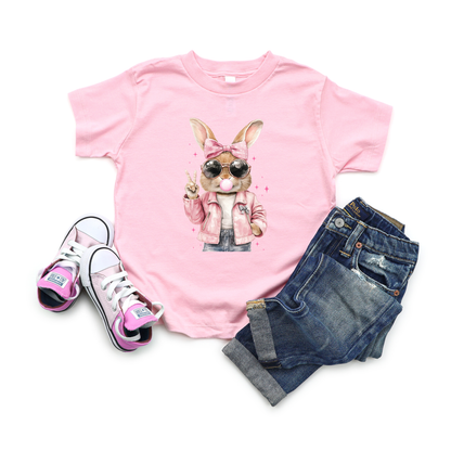Pink Bunny Tee | Minis