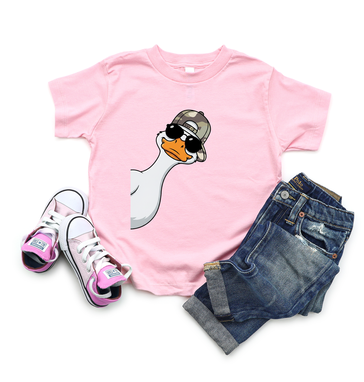 Peeking Goose Tee | Minis
