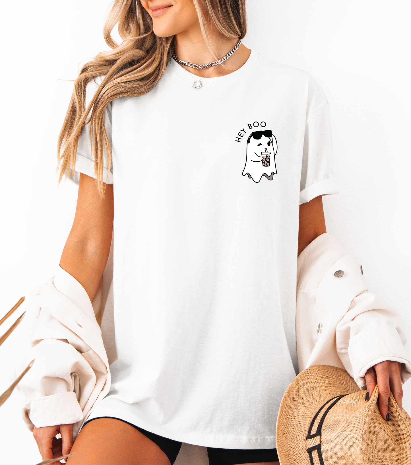 Hey Boo Iced Coffee Tee