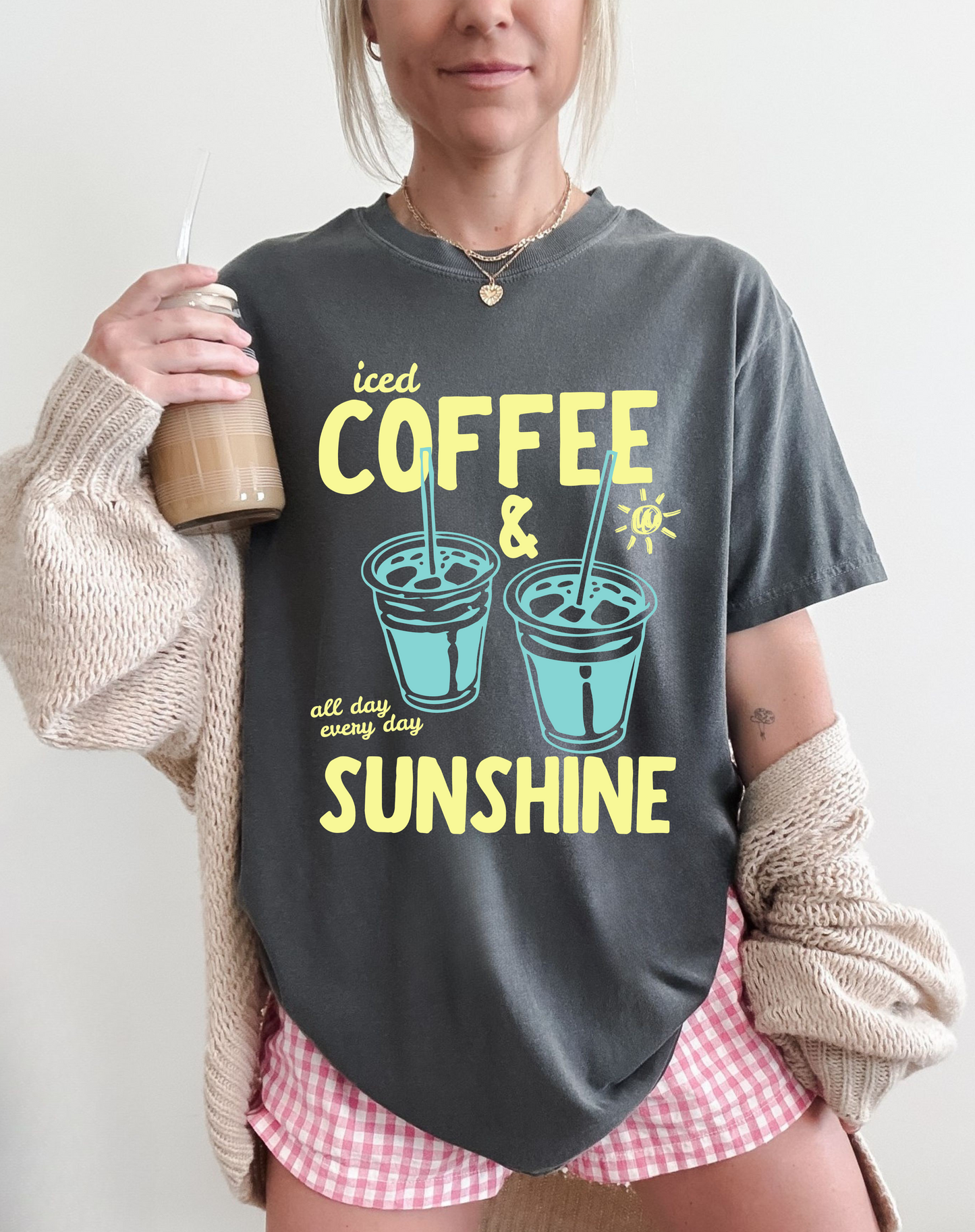 Iced Coffee & Sunshine Tee