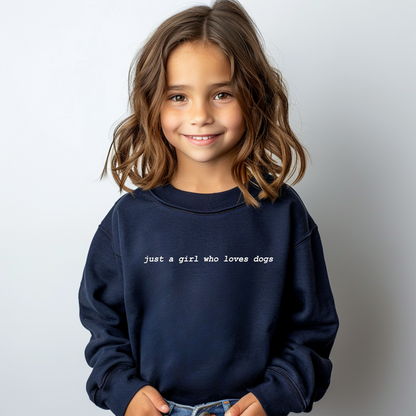 Just a Girl Youth Sweatshirt | Minis