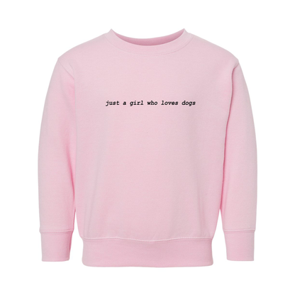 Just a Girl Youth Sweatshirt | Minis