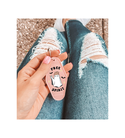 Ghost Motel Keychains