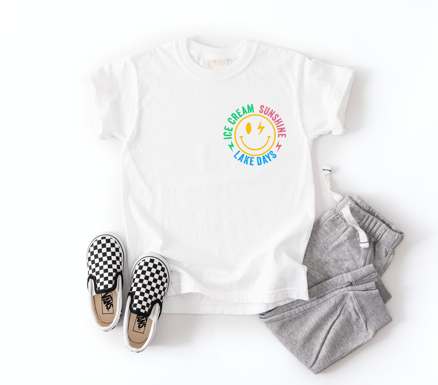 Ice Cream Sunshine Lake Days Tee | Minis