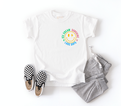 Ice Cream Sunshine Lake Days Tee | Minis