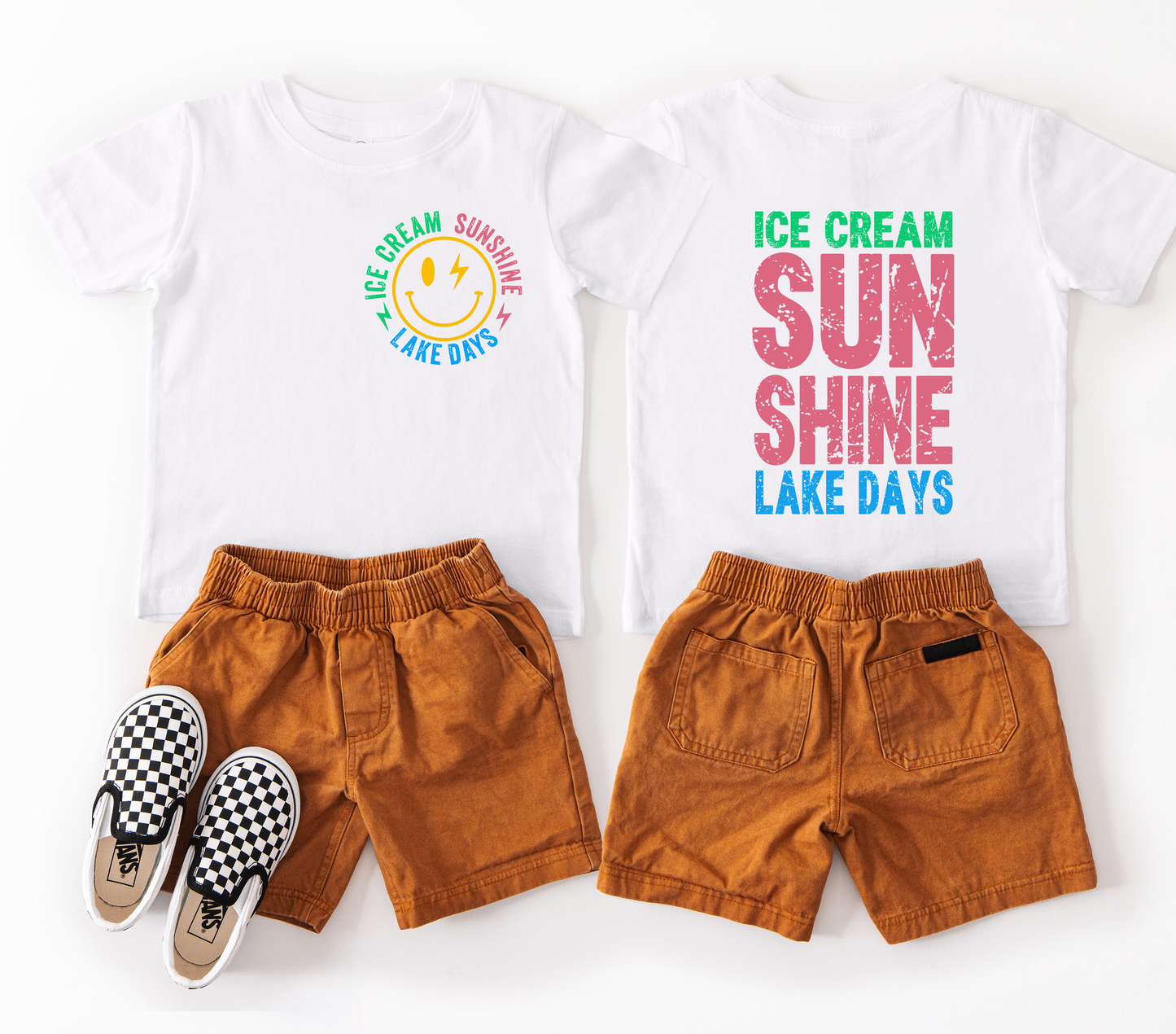 Ice Cream Sunshine Lake Days Tee | Minis
