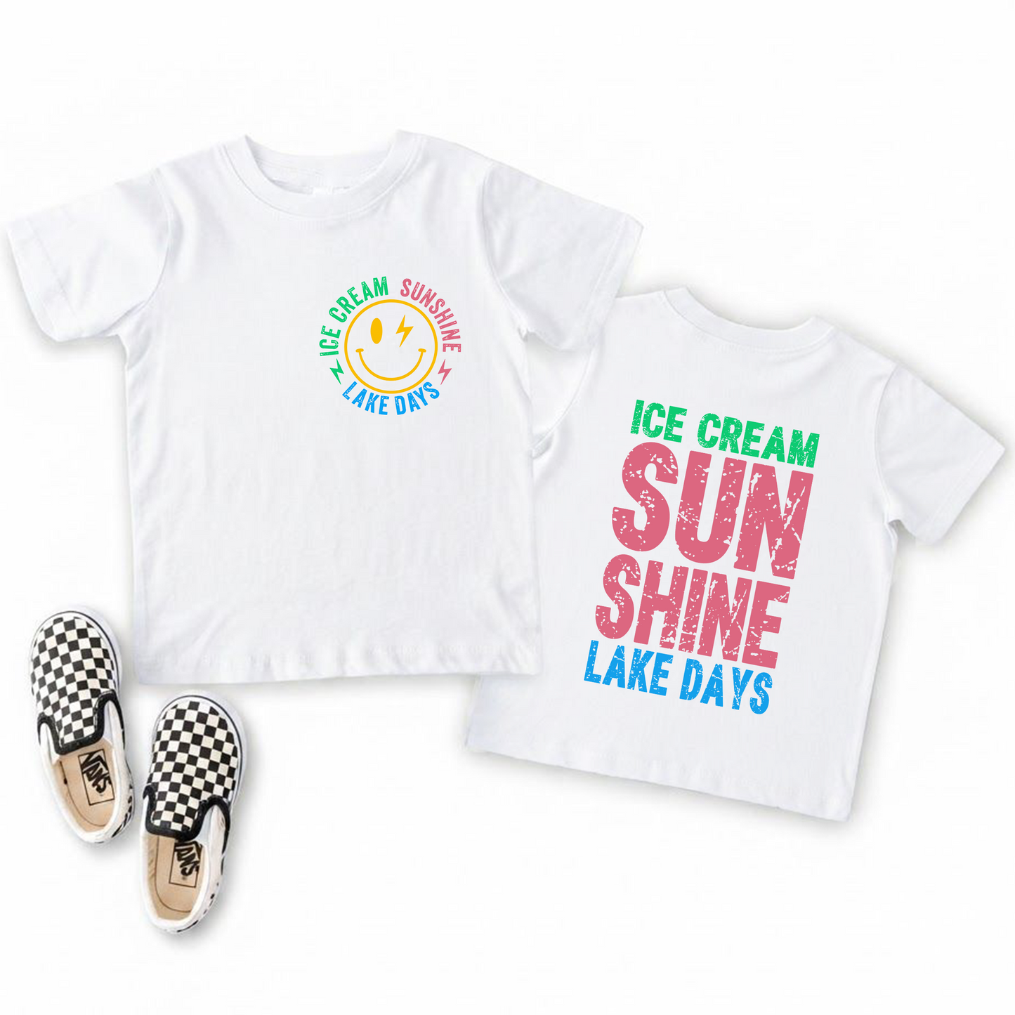 Ice Cream Sunshine Lake Days Tee | Minis
