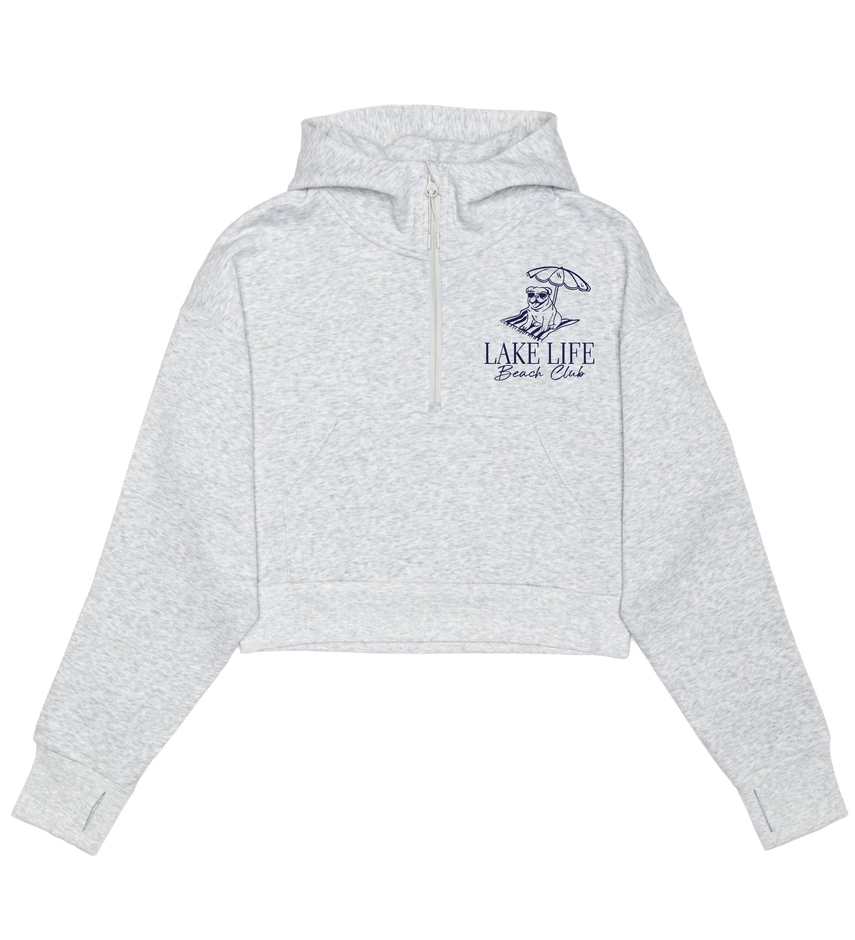 Lake Life Crop Hoodie