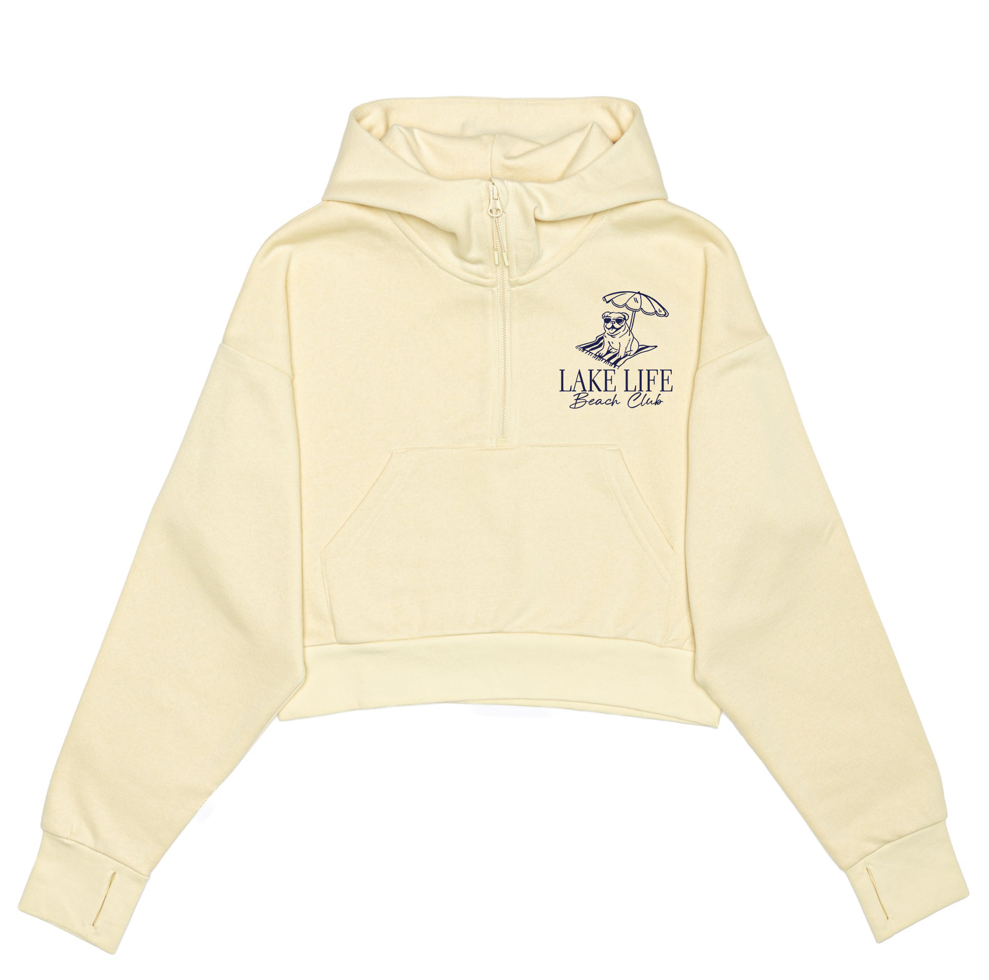Lake Life Crop Hoodie