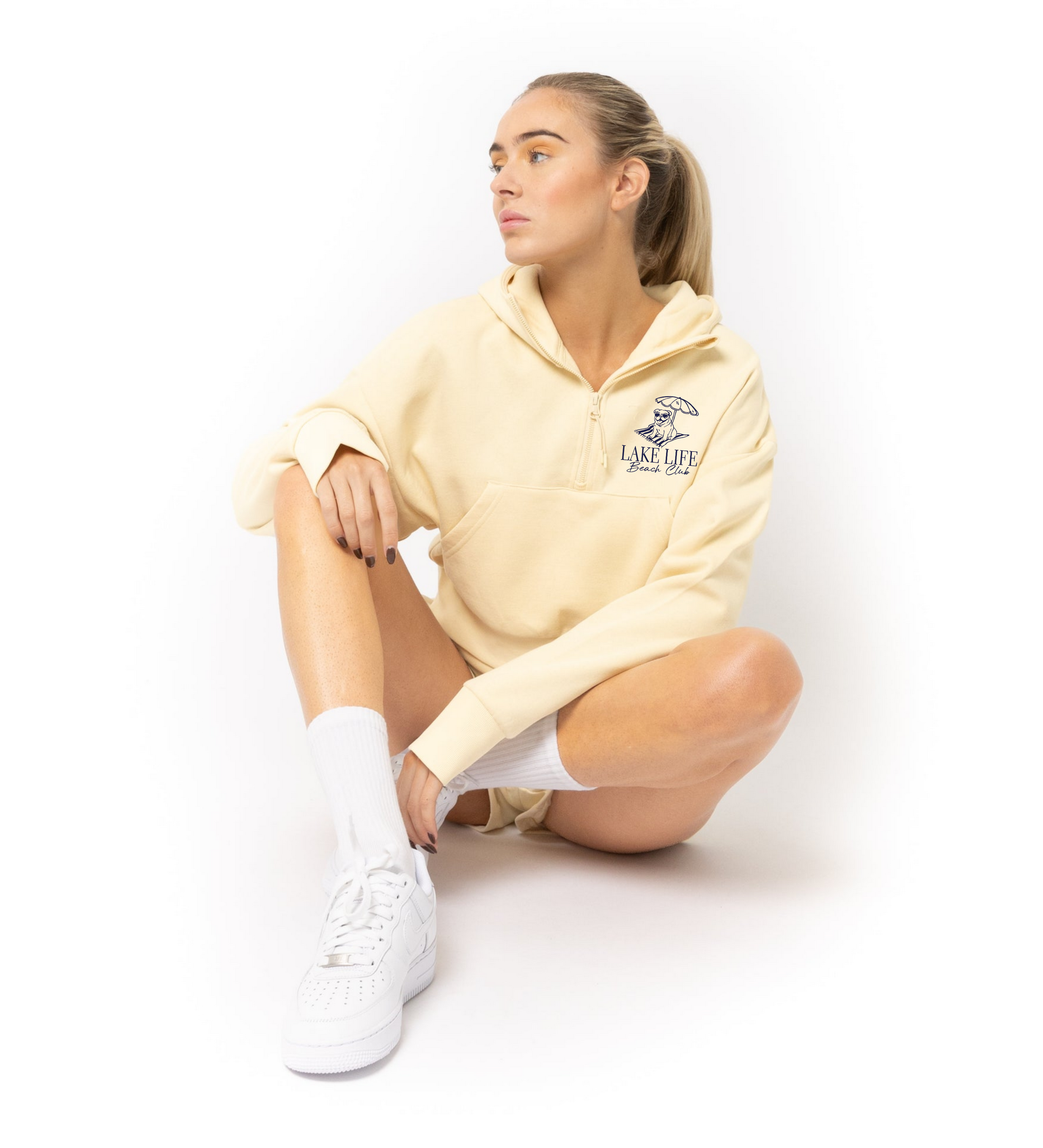 Lake Life Crop Hoodie