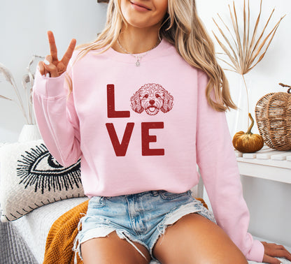 LOVE Distressed Sweatshirts