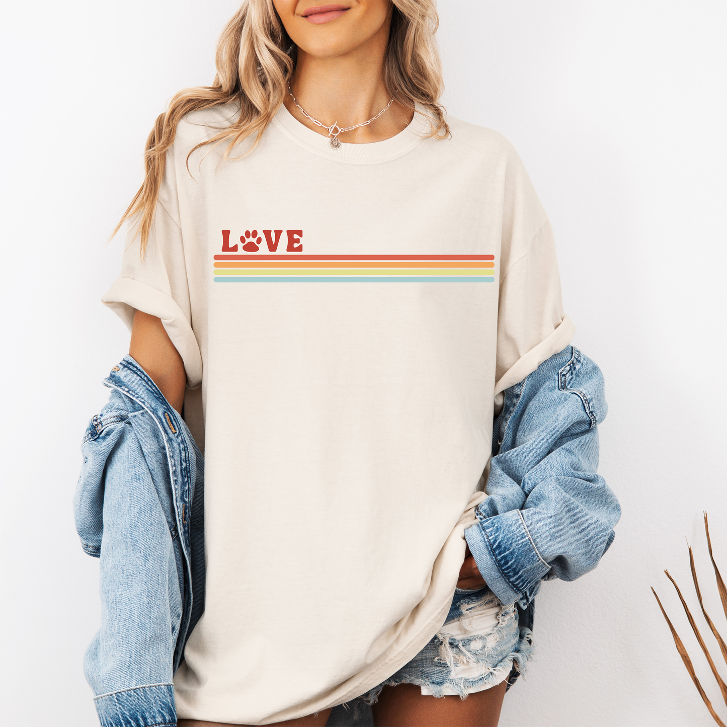 Love Paw Stripe Tee