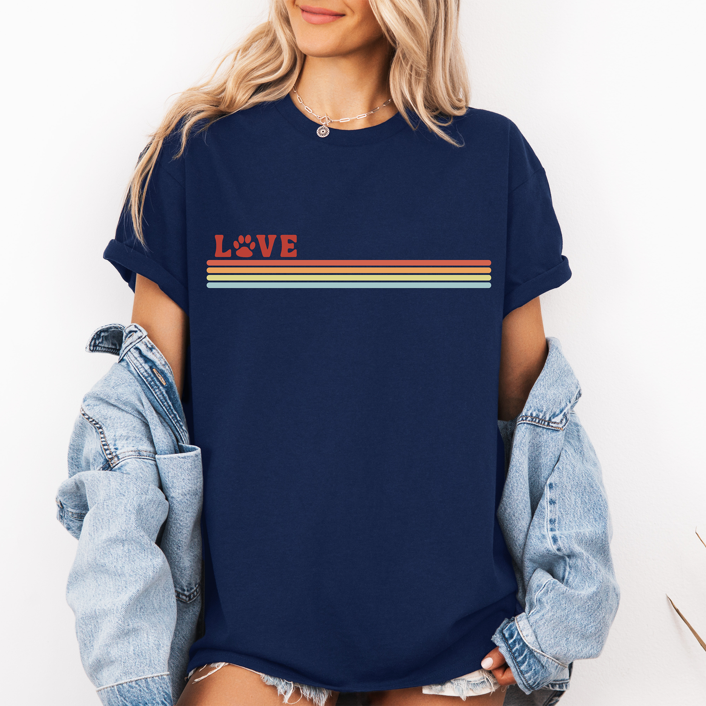 Love Paw Stripe Tee