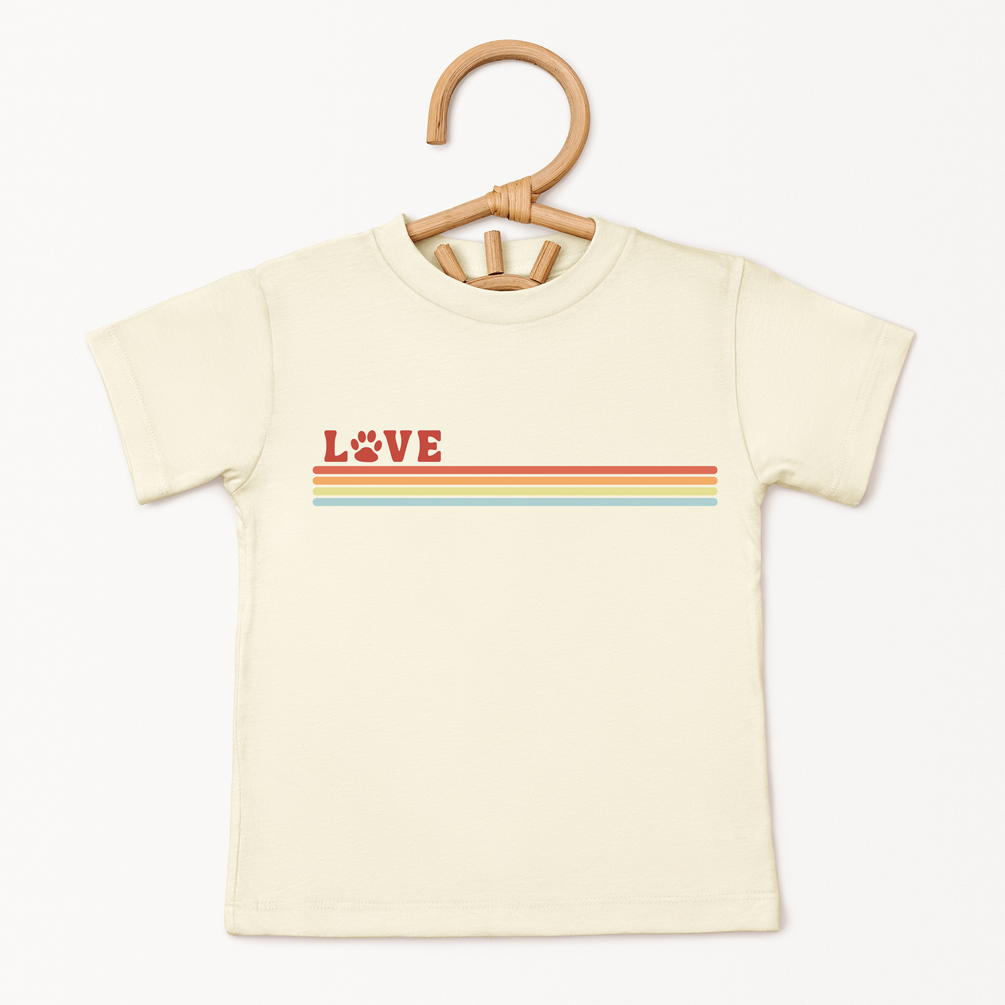 Love Paw Stripe Tee | Minis