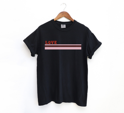 Love Paw Stripe Tees