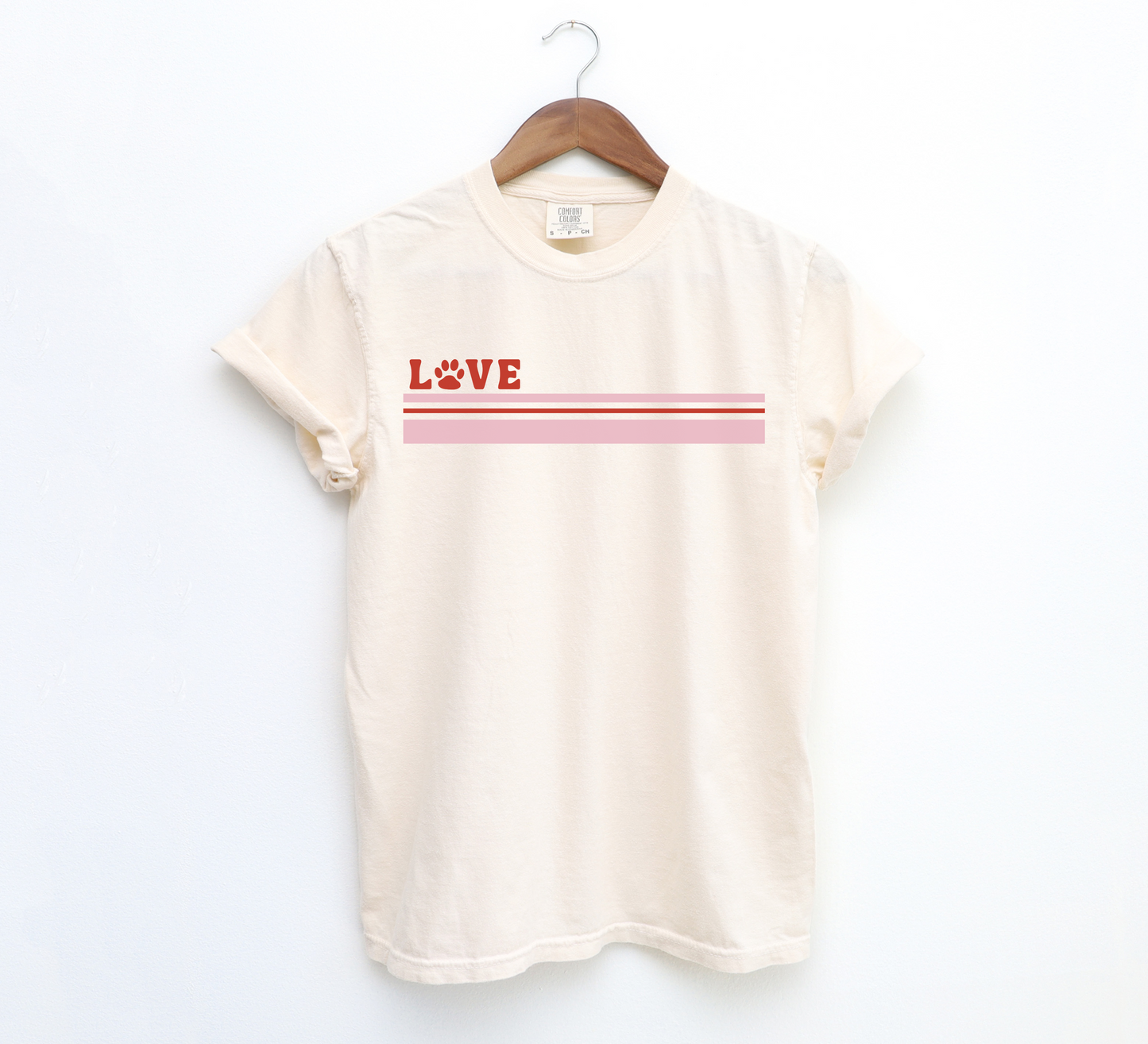 Love Paw Stripe Tees