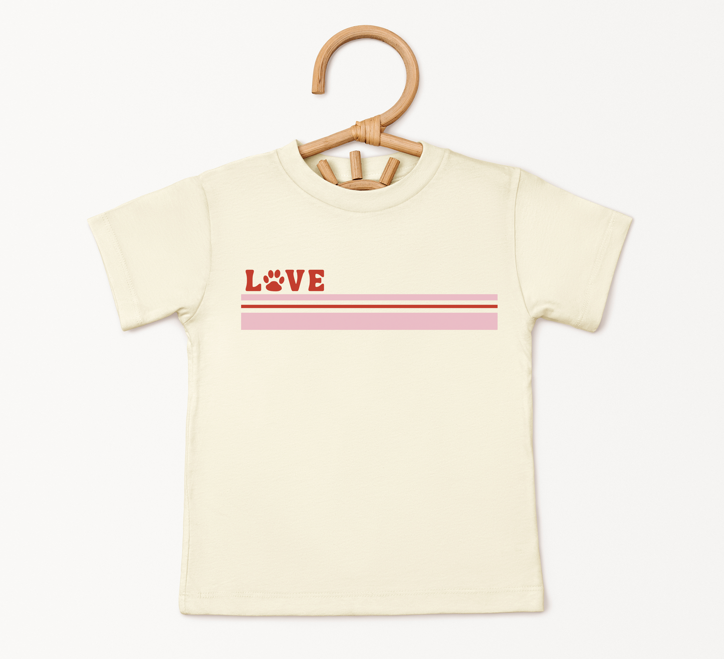 Love Paw Stripe Tees | Minis