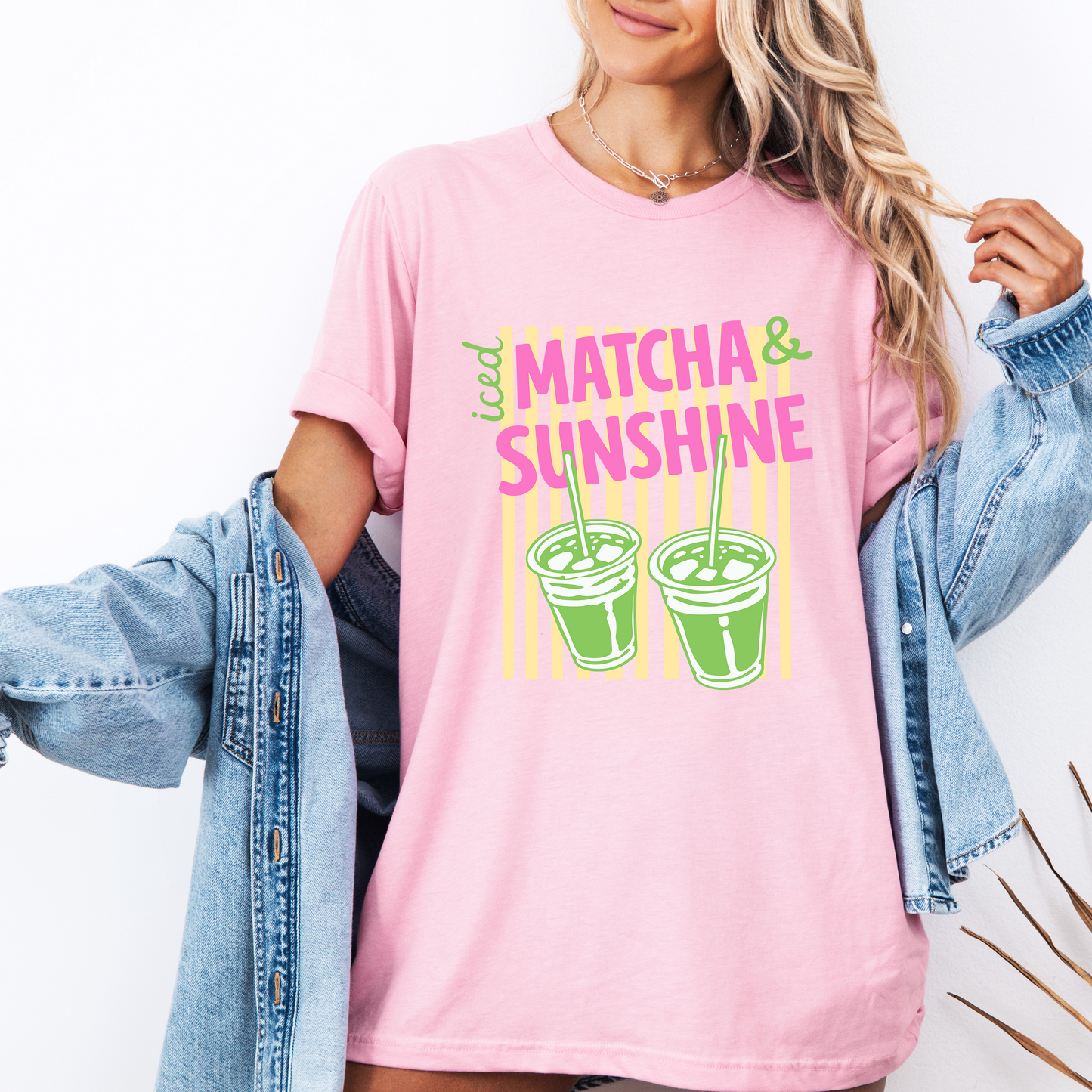 Iced Matcha & Sunshine Tee