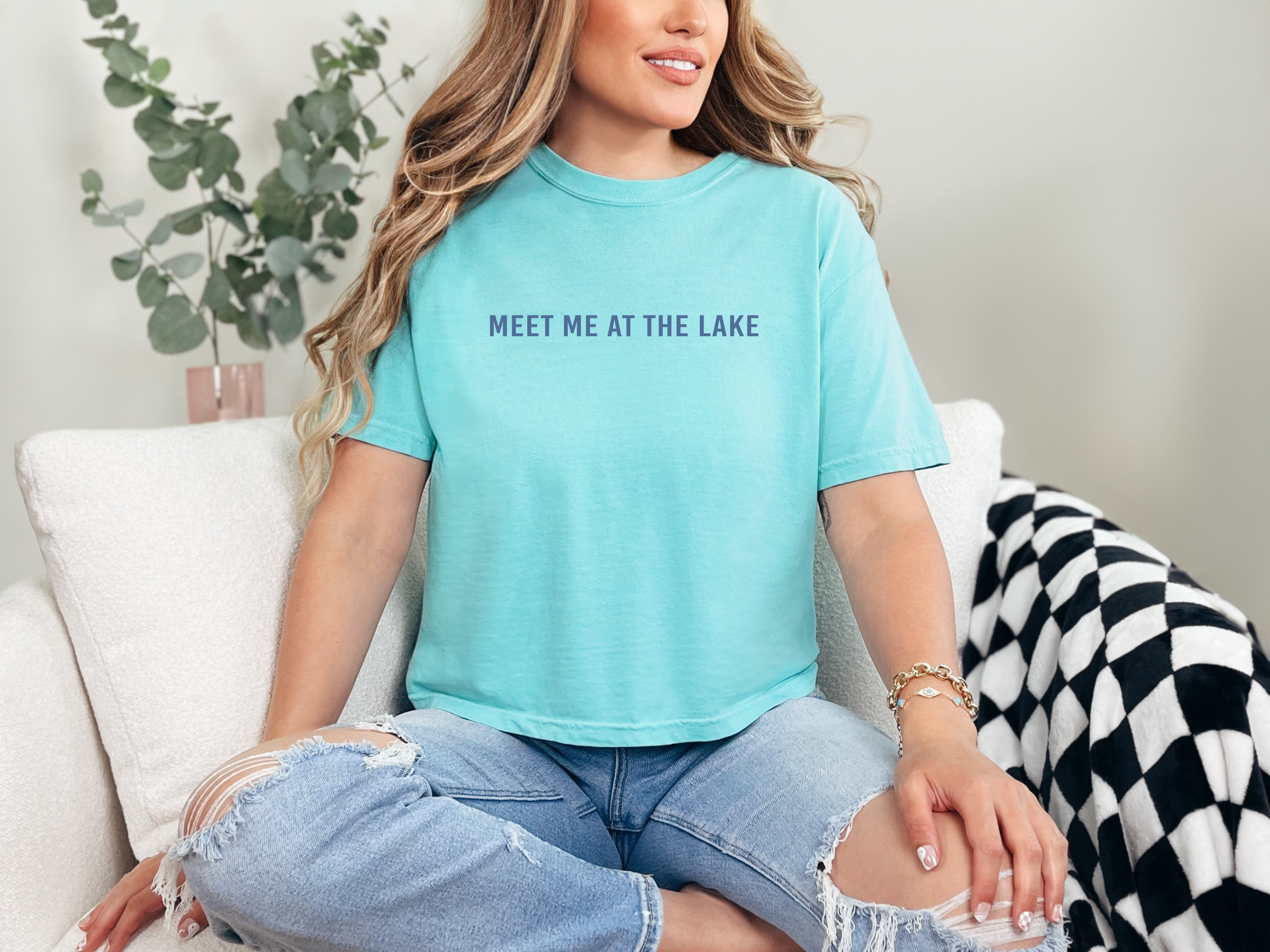 Meet Me at the Lake Boxy Tee