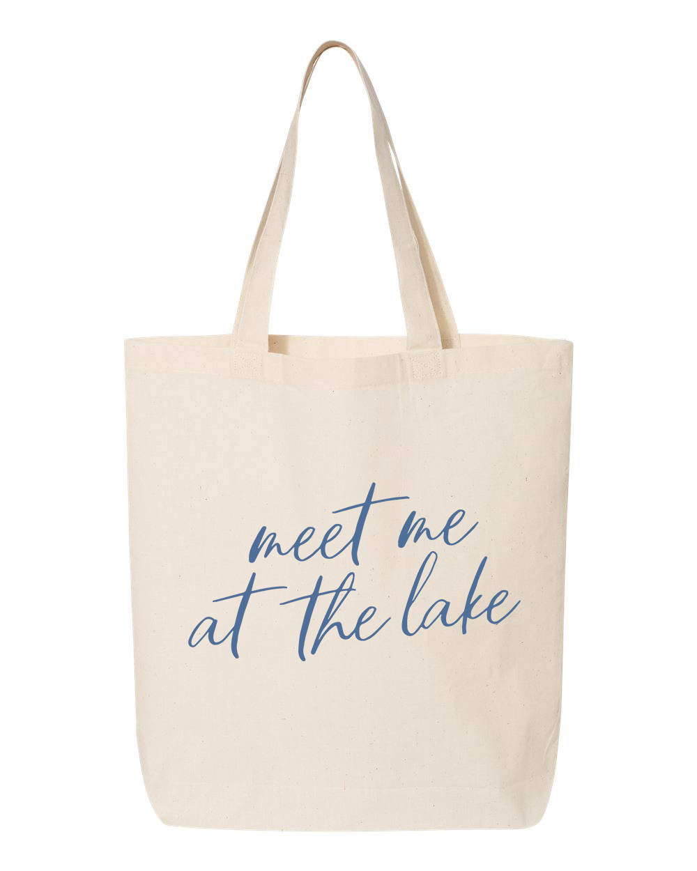 Meet Me at the Lake Tote Bags