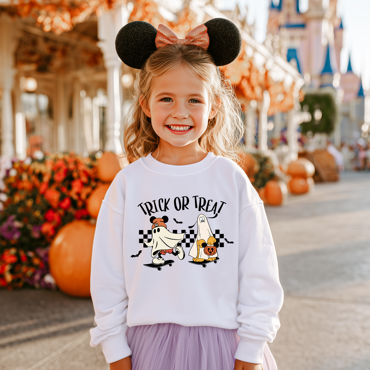 Skateboard Mickey Sweatshirt | Minis
