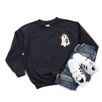 Bubble Tea Ghost Sweatshirt | Minis