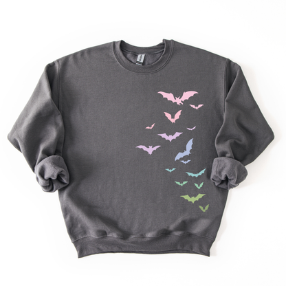 Pastel Flying Bats Sweatshirt