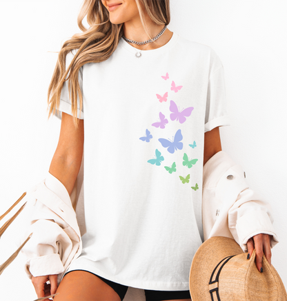 Pastel Butterfly Tee