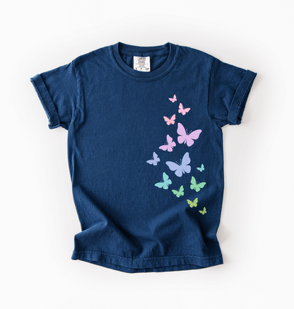 Pastel Butterfly Tee | Minis
