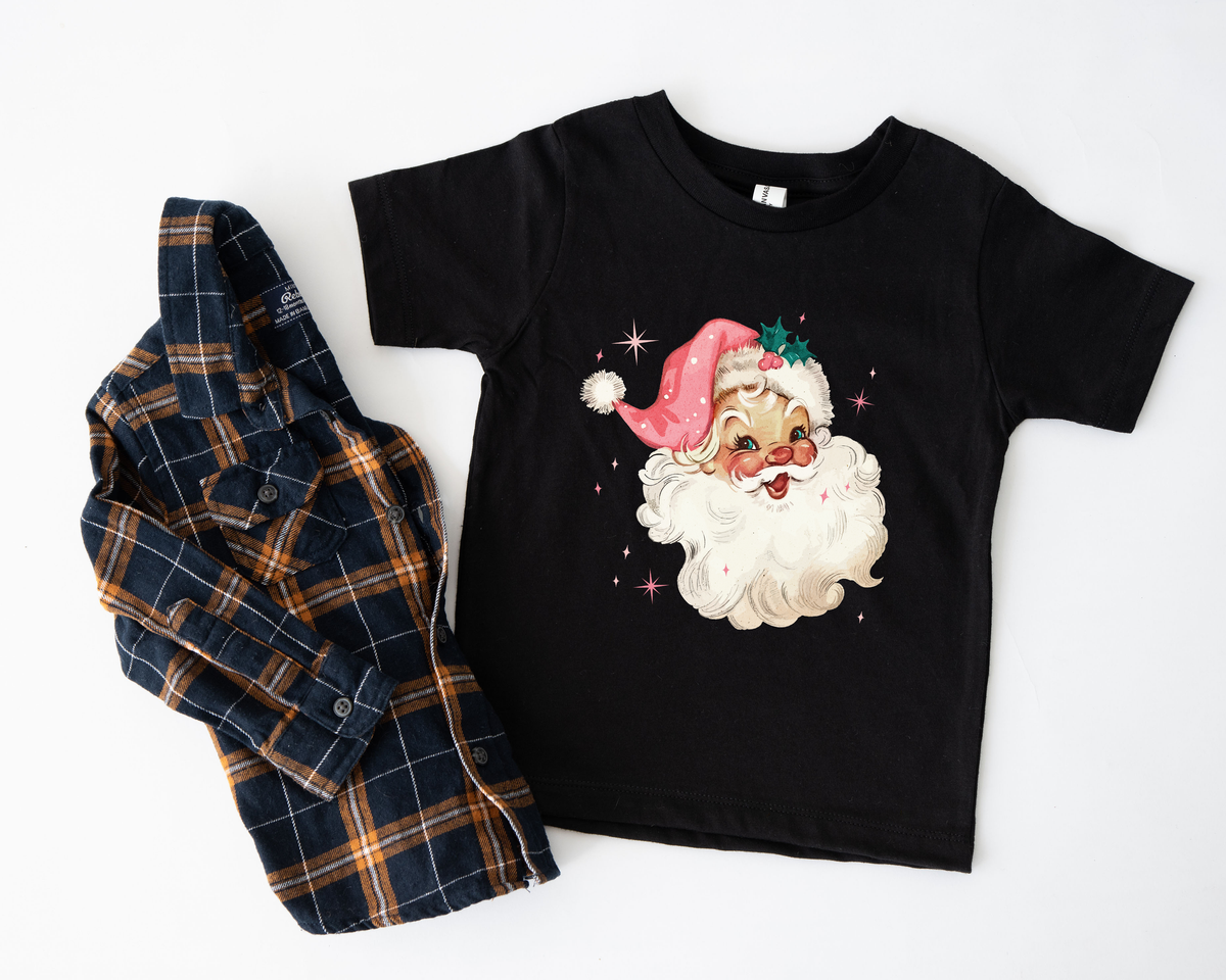 Vintage Pink Santa Tee | Minis