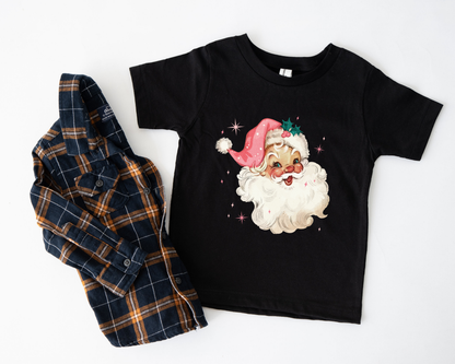 Vintage Pink Santa Tee | Minis