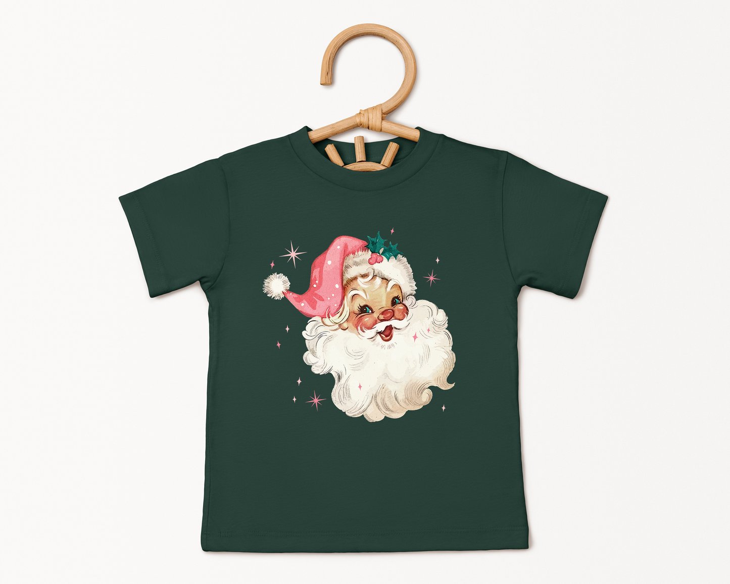 Vintage Pink Santa | Minis